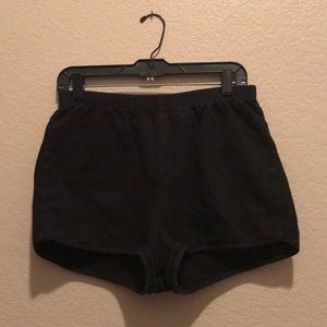 Black American apparel shorts